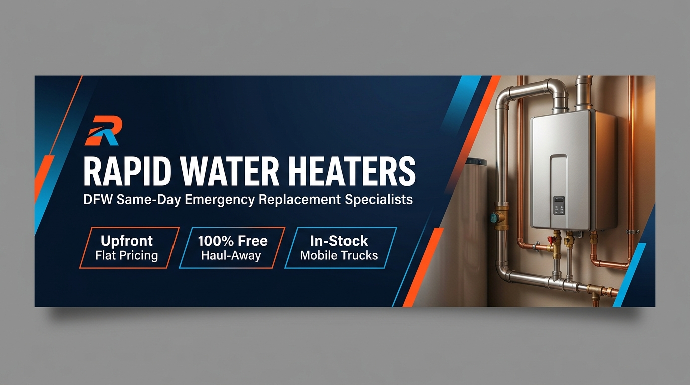 Rapid Water Heaters - DFW Water Heater Replacement and Tankless Service Equipment